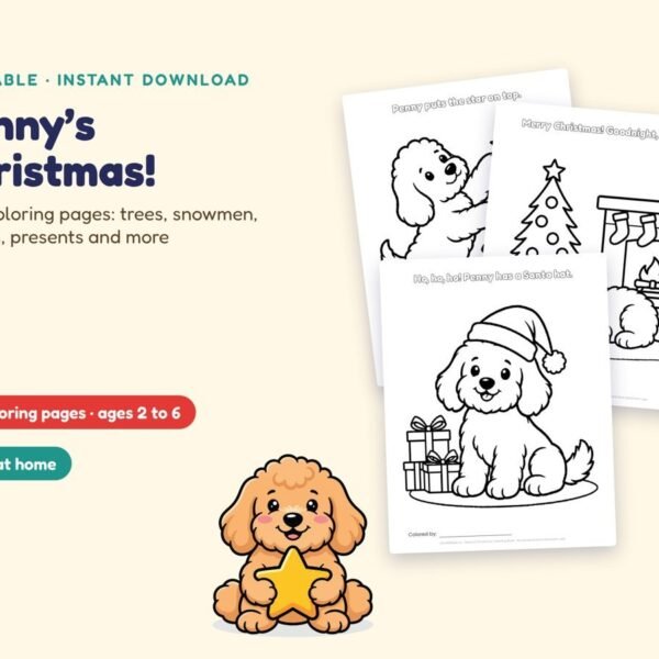 Penny's Christmas Coloring Book