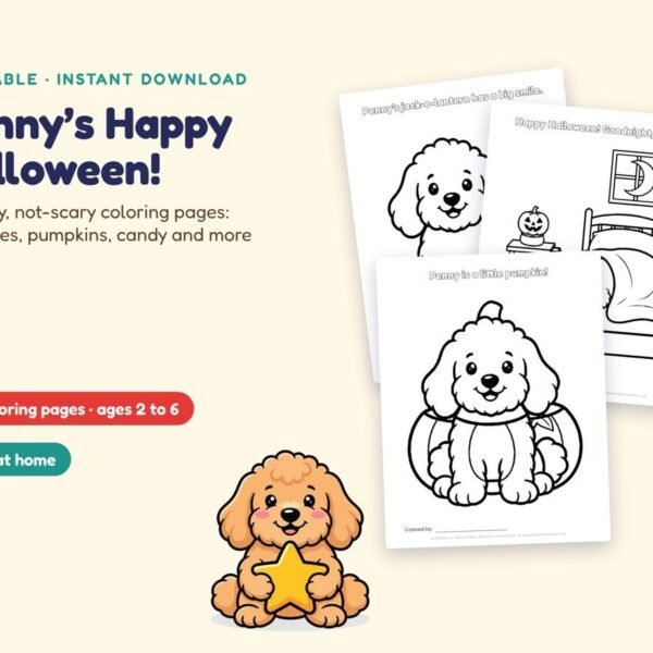 Penny's Happy Halloween Coloring Book